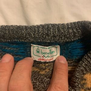 Mint Vintage Benetton sweater purchased 1985